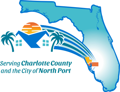Map showing the housing authority's service area, which is the City of North Point and Charlotte County, Florida.